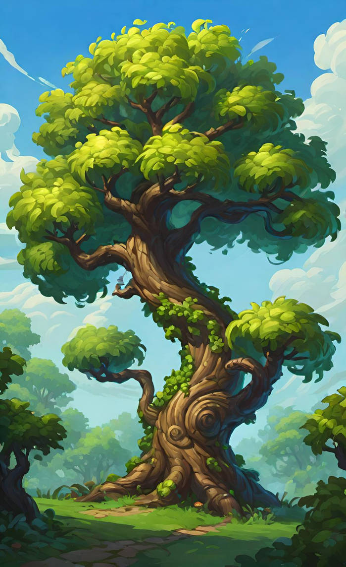 Tree by NezukoRempaDeviart07 on DeviantArt