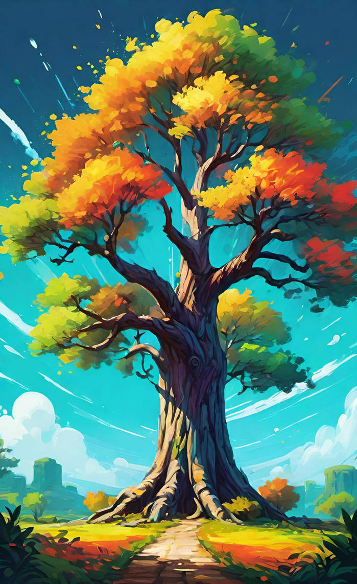 Tree by NezukoRempaDeviart07 on DeviantArt