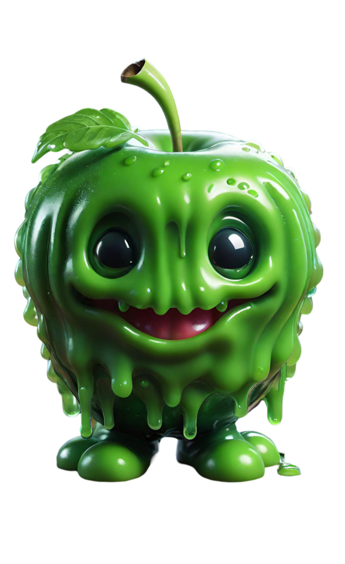 Slime Apple Monster by NezukoRempaDeviart07 on DeviantArt