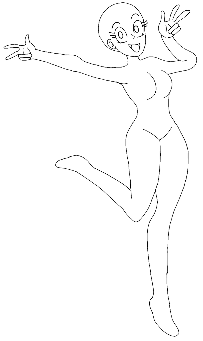 Deviantart Girl Base Female Base by NezukoRempaDeviart07 on DeviantArt