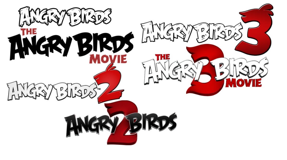 Angry Birds Game Logos Vs Angry Birds Movie Logos by ...