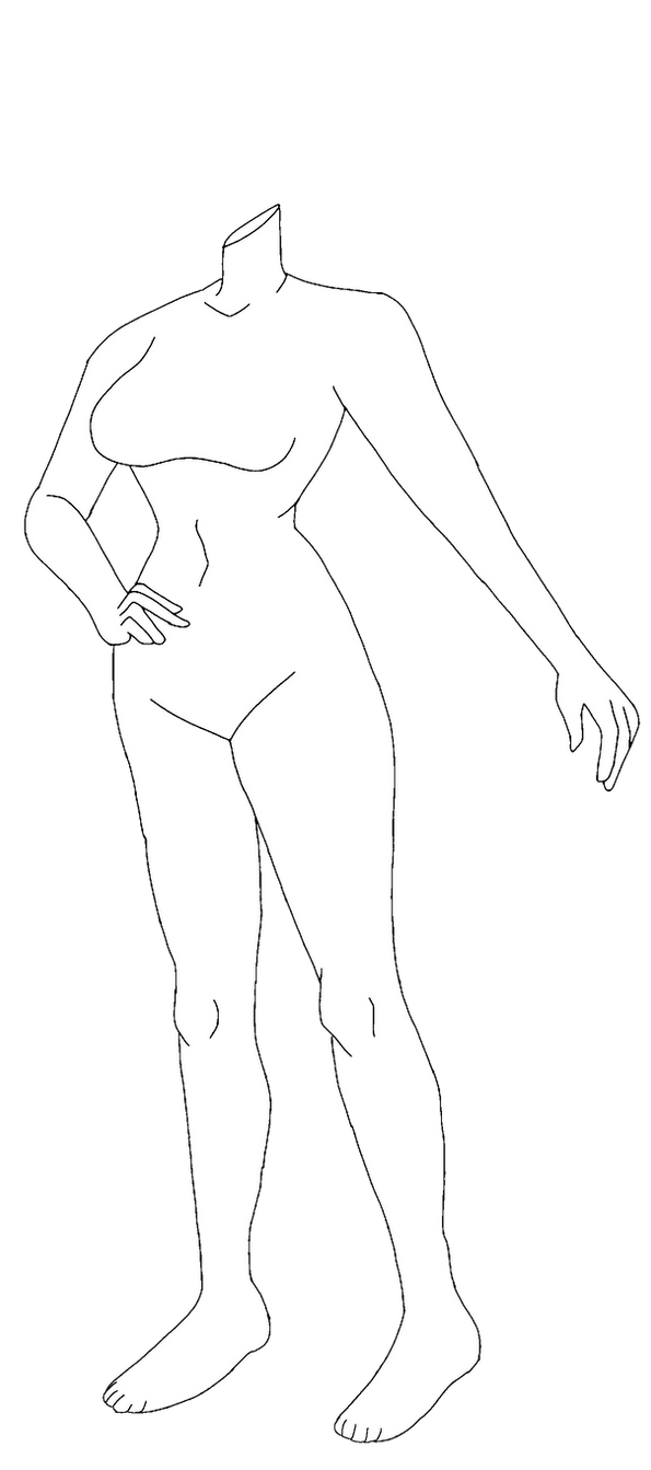 Legless Character Base Headless Female Base Barefoot by NezukoRempaDeviart07 on DeviantArt