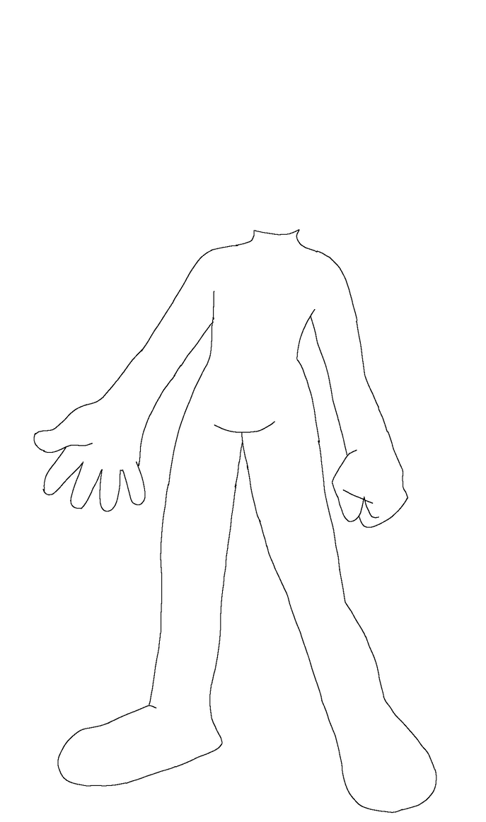 Faceless Base for too short Child by NezukoRempaDeviart07 on DeviantArt