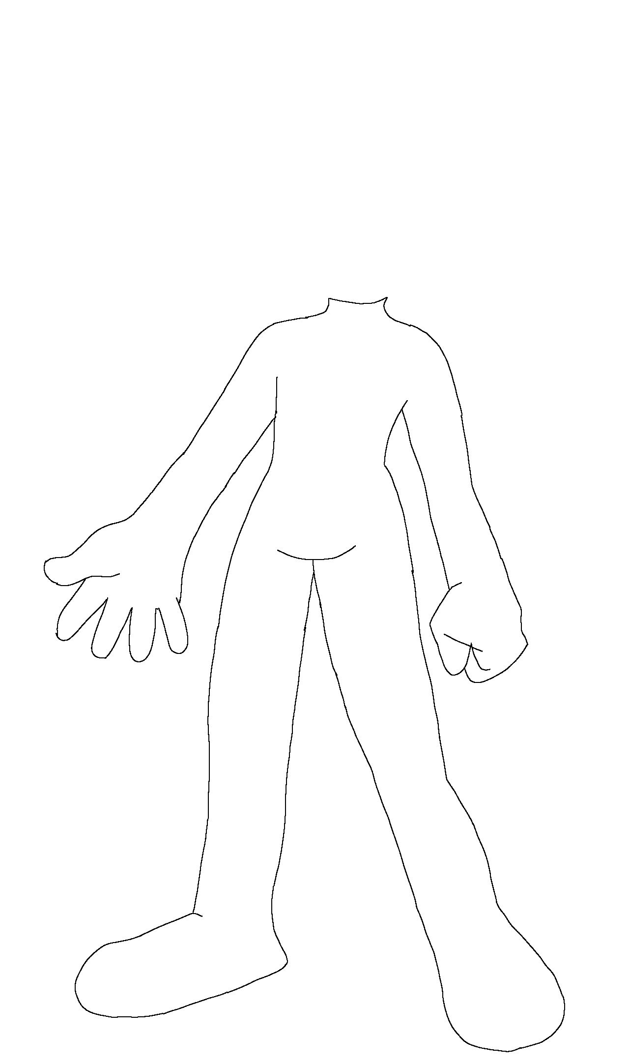 Legless Character Base Faceless Base for too short Child by NezukoRempaDeviart07 on DeviantArt