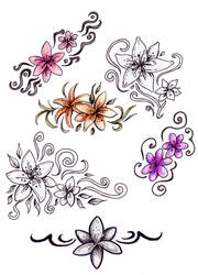 Flower tattoo designs