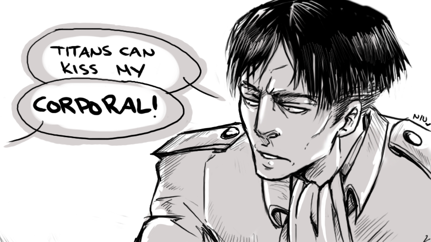 Plz, some language Levi!