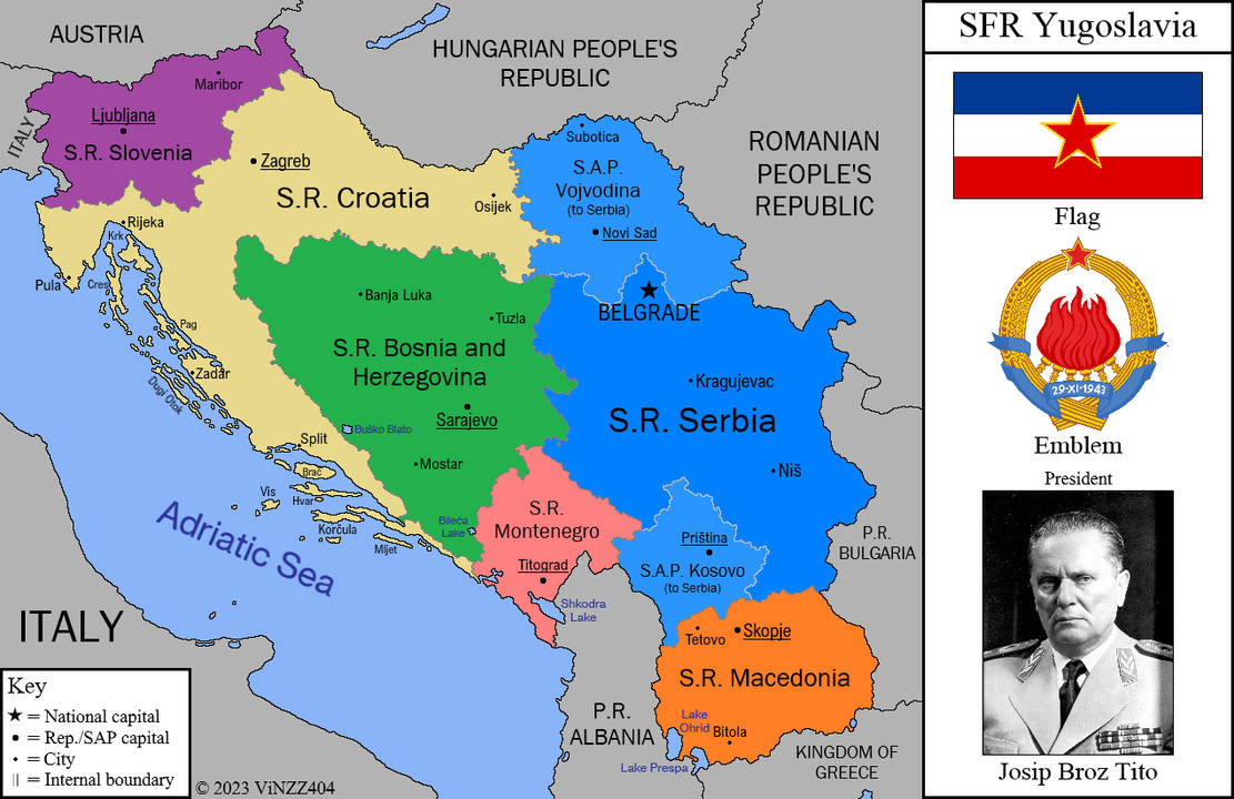 Yugoslavia Map 163 Yugoslavia Map Stock Photos, High Res Pictures, And