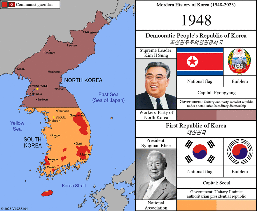Modern History Of Korea Every Year 1948 2023 By ViNZZ404 On DeviantArt Modern history of korea every year 1948 2023 by vinzz404 on deviantart