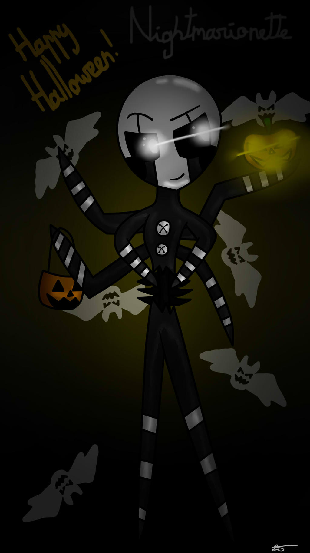 FNAF 4 Halloween Nightmares by FOXYANDMANGLE on DeviantArt