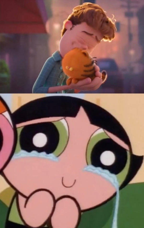 Buttercup cry/joy after see Jon hug baby Garfield by lunartendo on ...