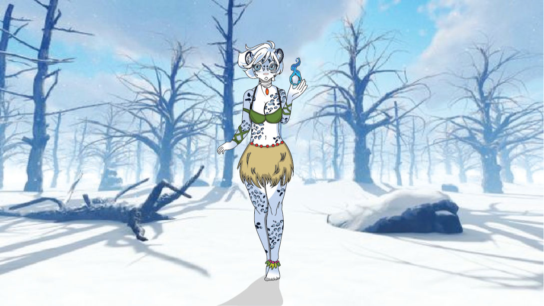 Snow leopard character art by Artbyvinci on DeviantArt