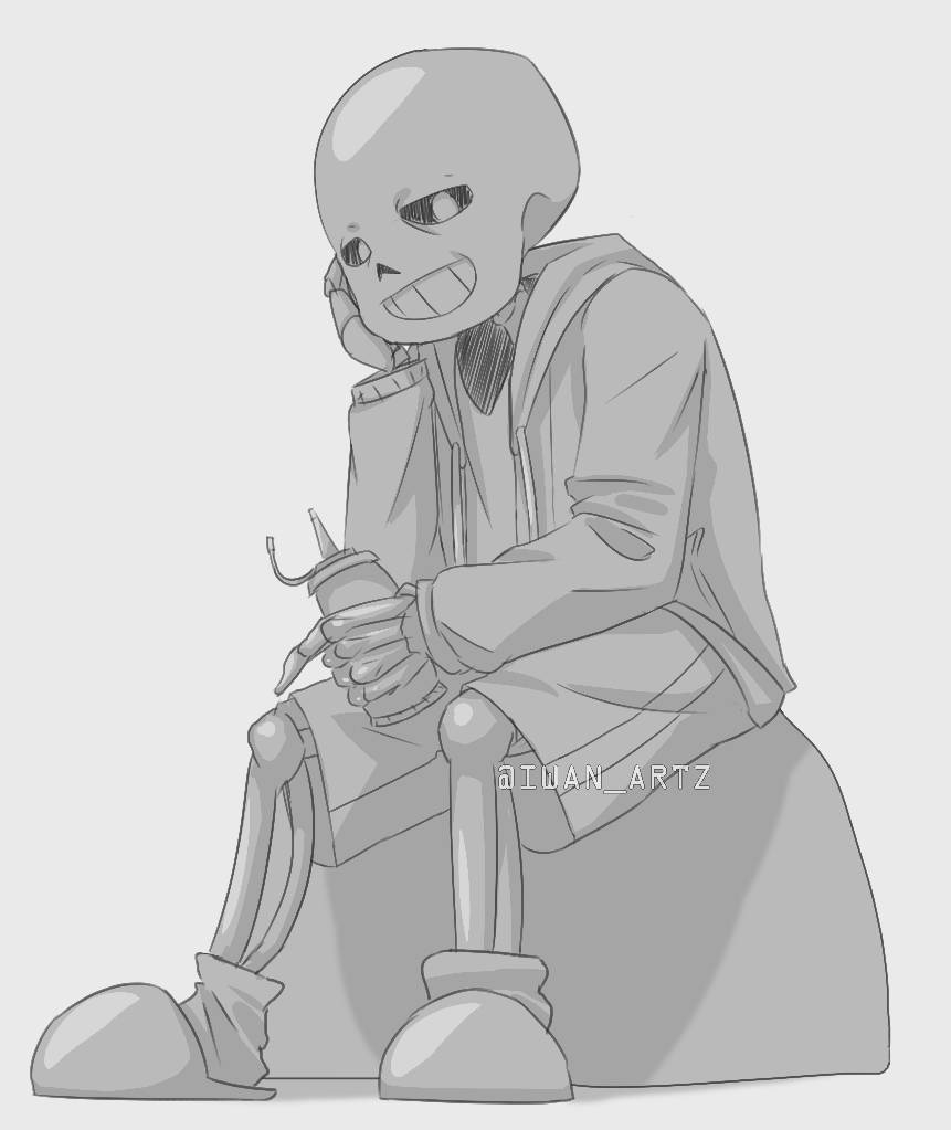 Undertale Sans Sans the Drawer - Illustrations ART street