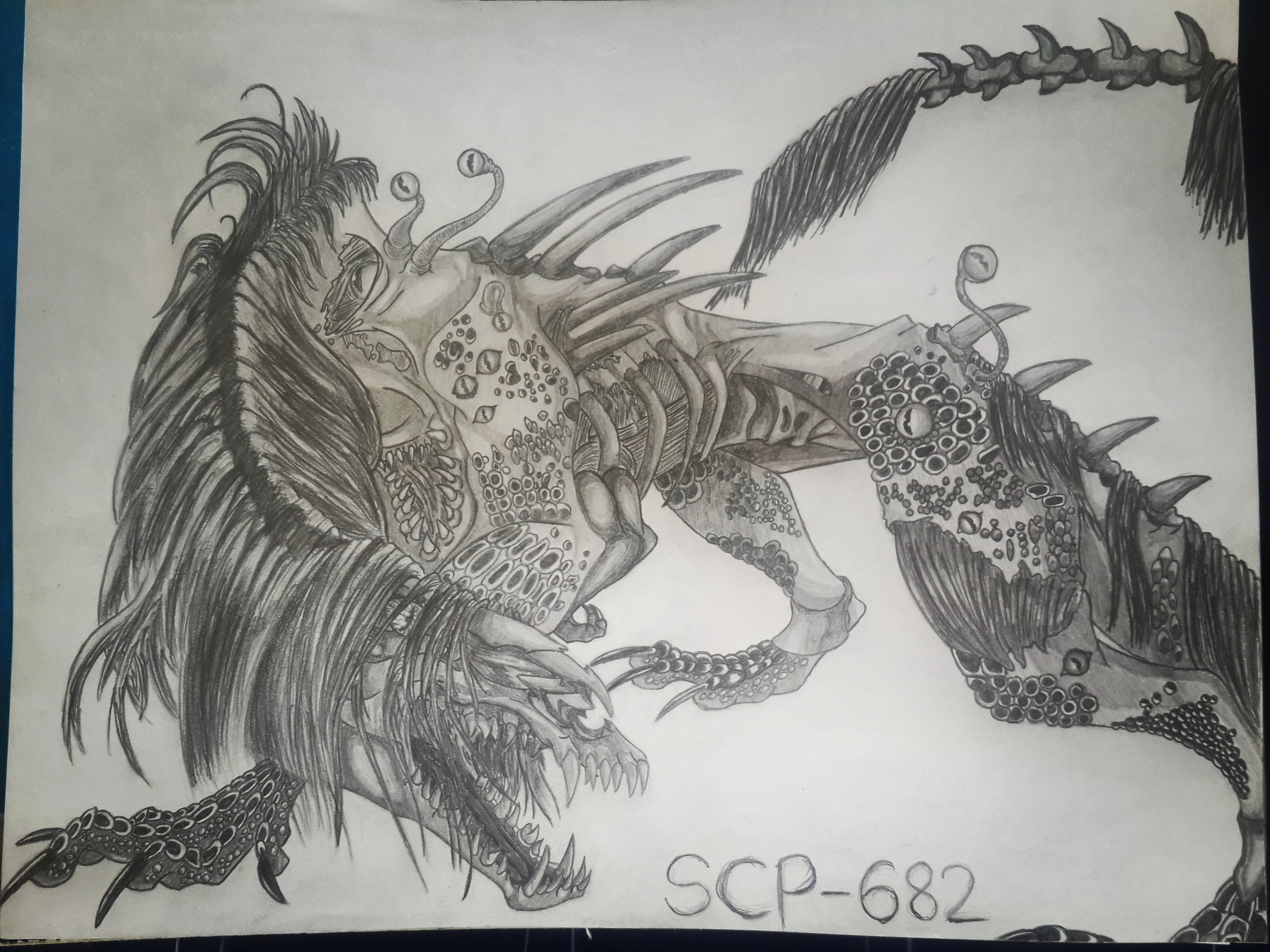 SCP-682 by Techna24 on DeviantArt