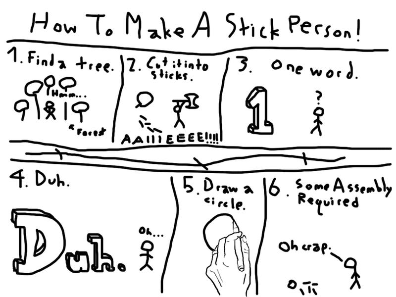 How To Make A Stick Person by stickmenclub on DeviantArt