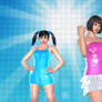 Tekken Tag 2: Xiaoyu and Anna cute created outfits