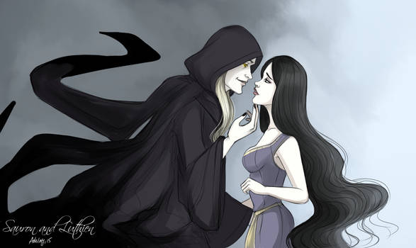 Sauron and Luthien