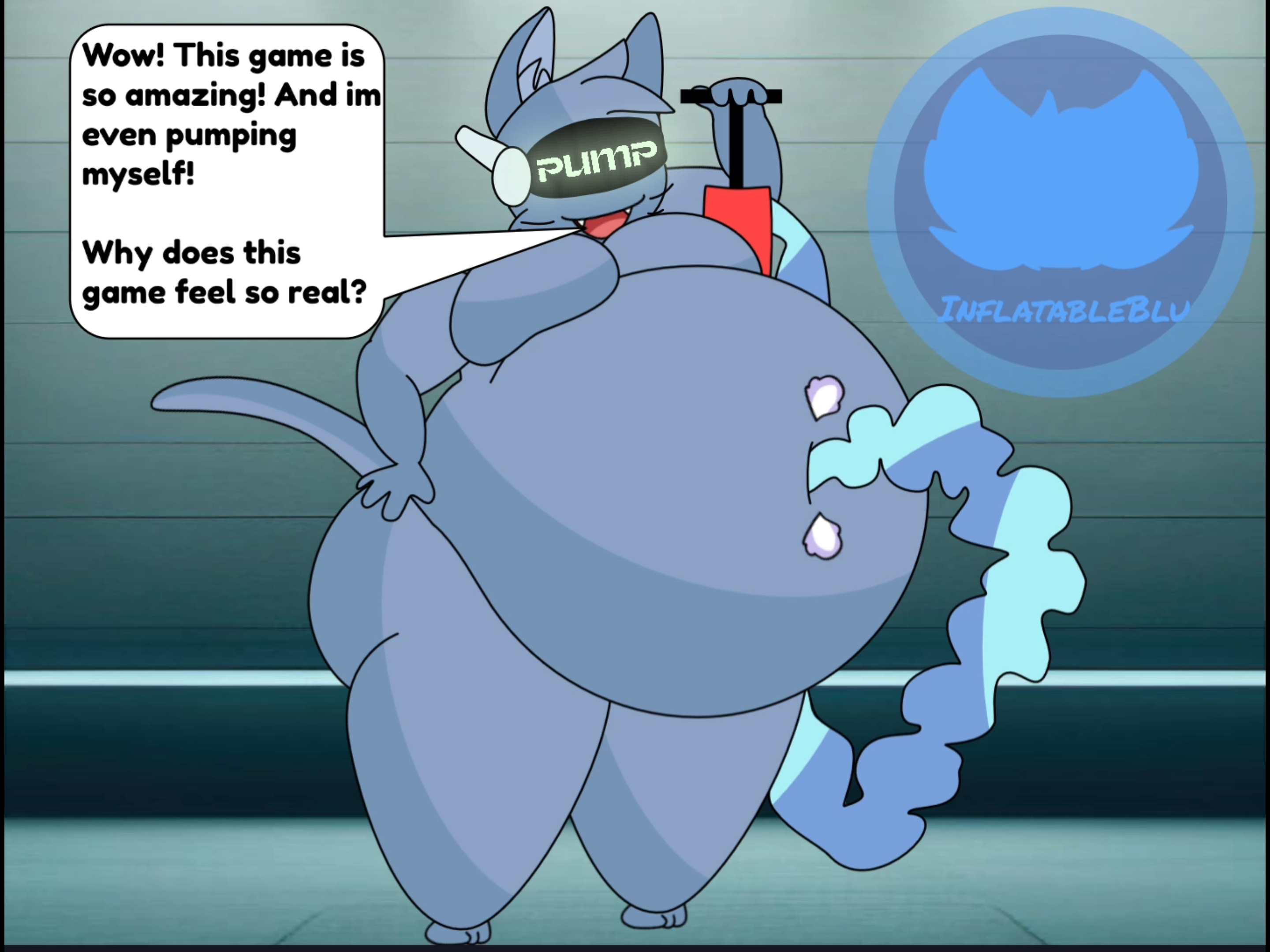 Top Cat Inflation Sci-fi cat navel inflation by InflatableBlu on DeviantArt