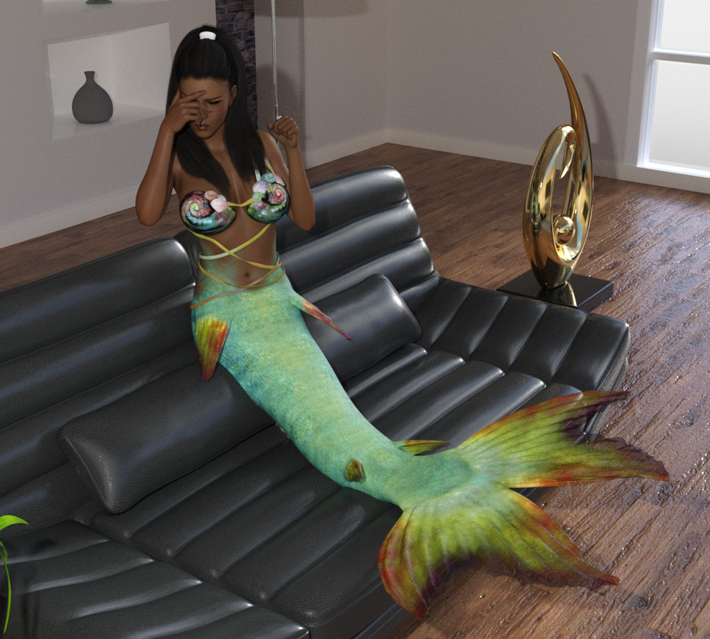 Download Spontaneous Mermaid Transformation 9 by enjoylingerie on.