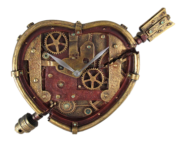 Gear Clock Heart