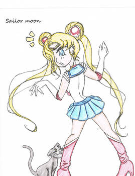 Sailor moon drawing