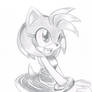 Amy rose in graphite