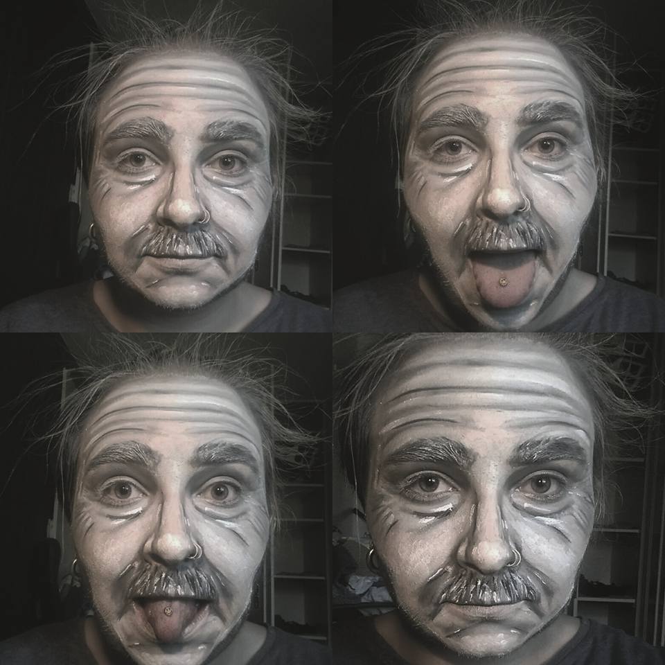 schweizisk Permanent hellig MakeUp Albert Einstein by mikaelaboye on DeviantArt