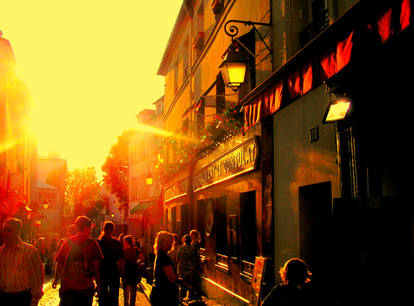 Sunset in Montmartre