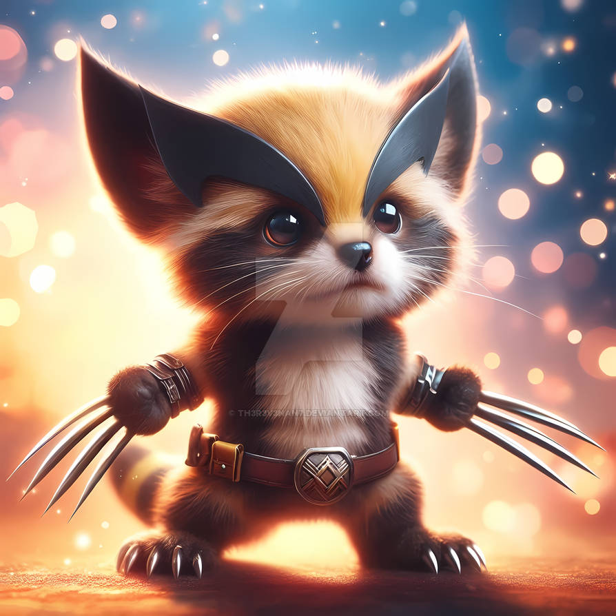 Mini Wolverine The Cutest Mutant by Th3R3v3nan7 on DeviantArt
