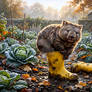 Wombat in Yellow Boots