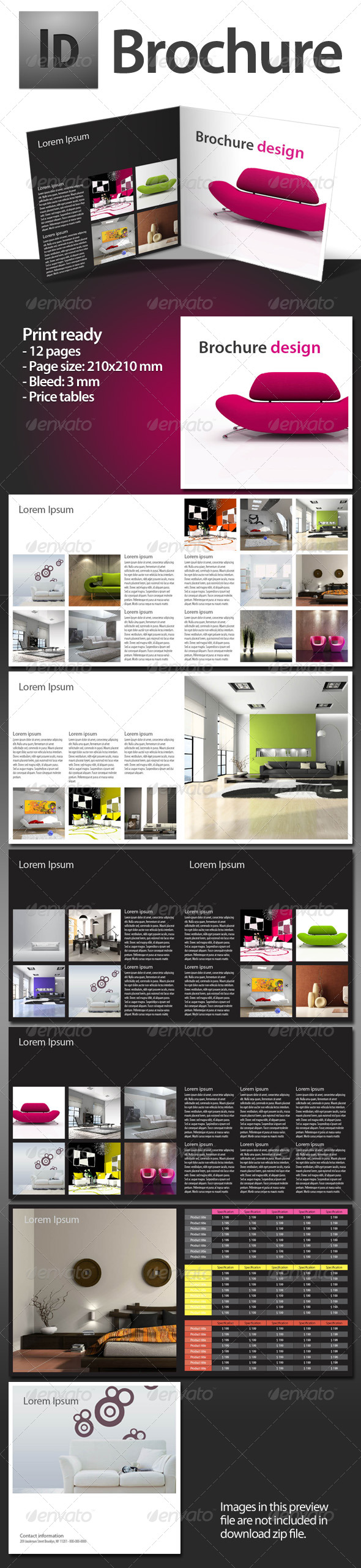 Brochure Indesign template