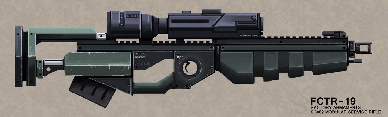 Tech Rifles Deviantart Rifle by DestyNova on DeviantArt