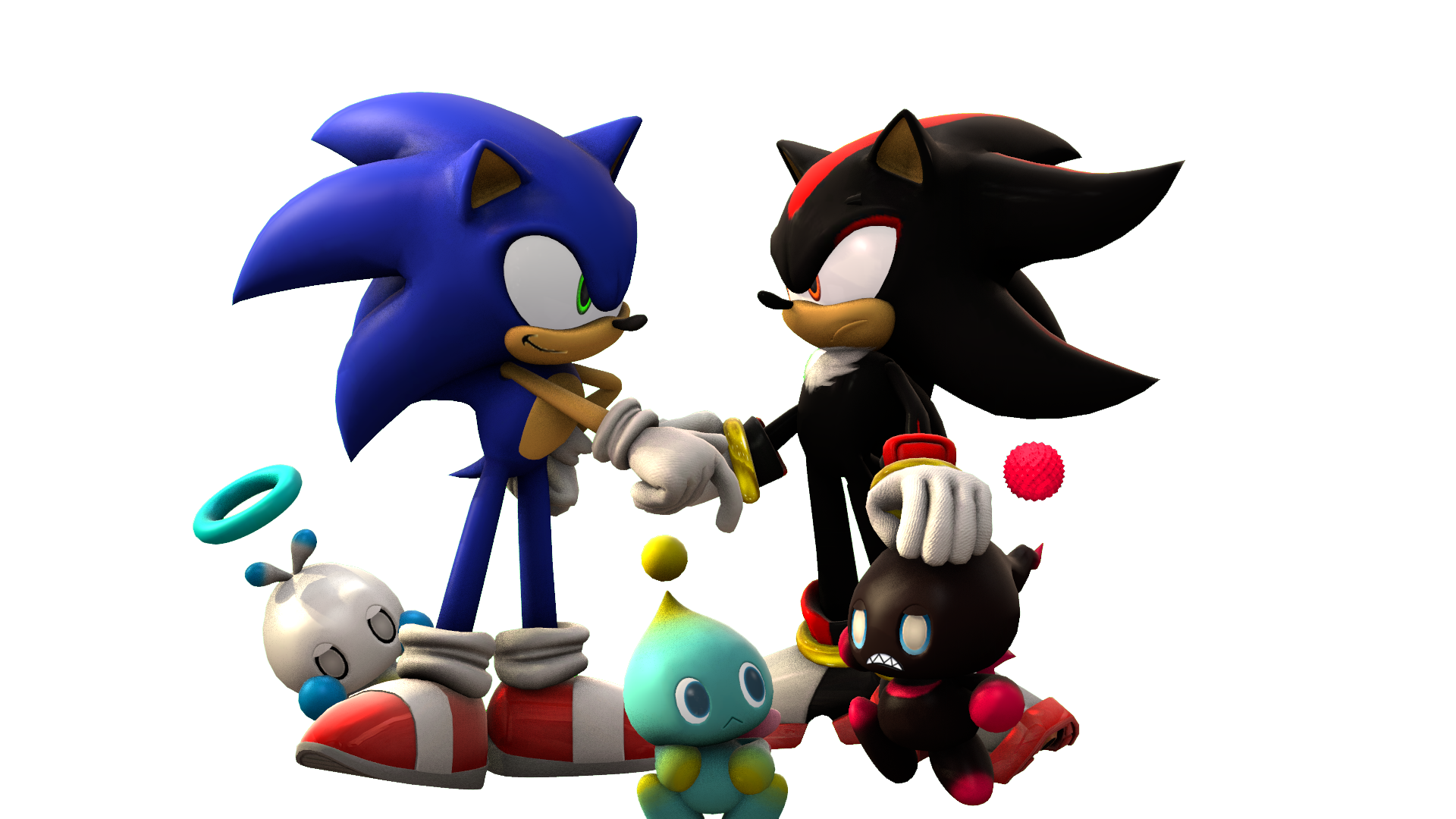 Shadow x Sonic by Nei-Ning on DeviantArt