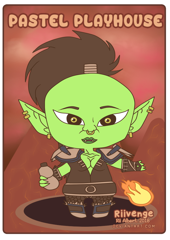 Commission - Chibi Orc by x-Riivenge