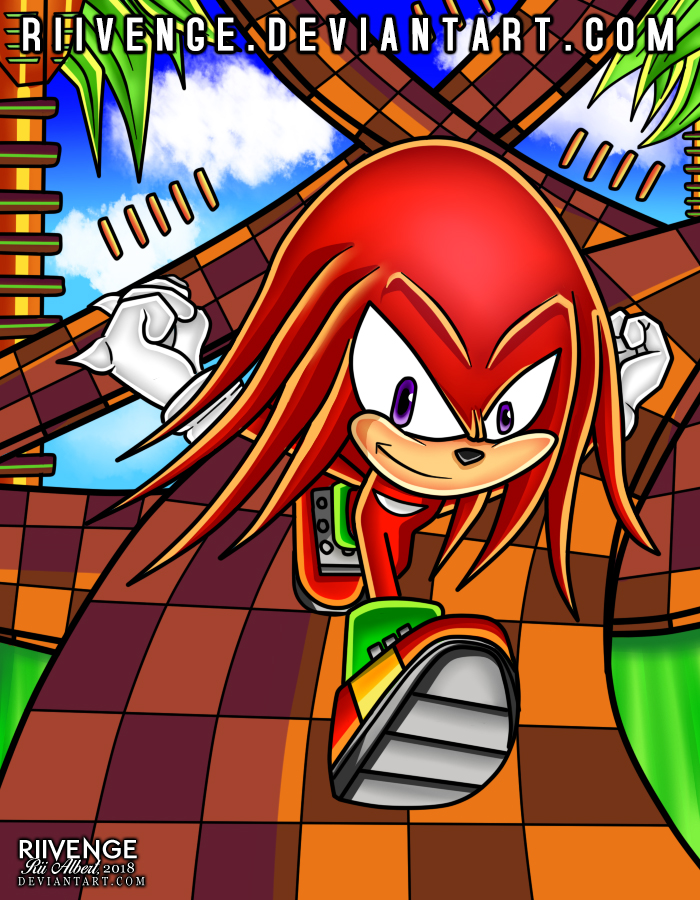 Knuckles the Echidna by x-Riivenge