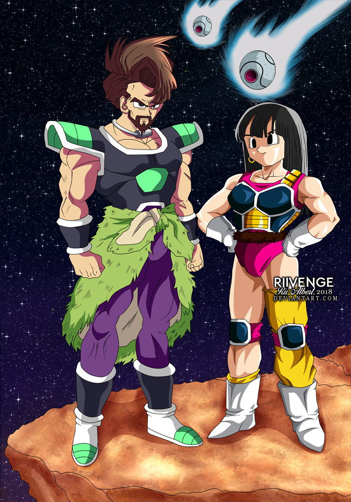 Commission - Saiyan Duo by x-Riivenge