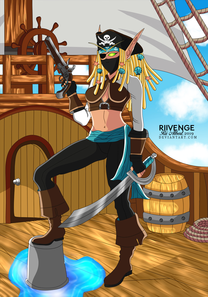Nami the Pirate - Warcraft OC by x-Riivenge