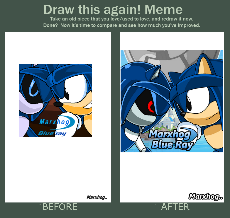 Draw it Again Meme - Marxhog Blue Ray Cover