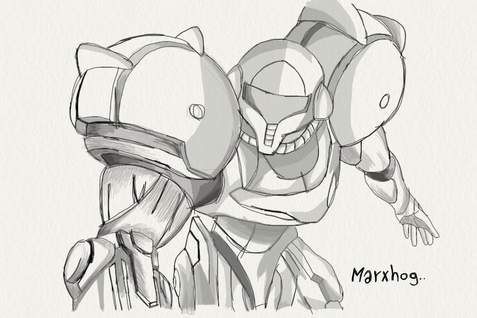 Sketch Time - Samus Aran