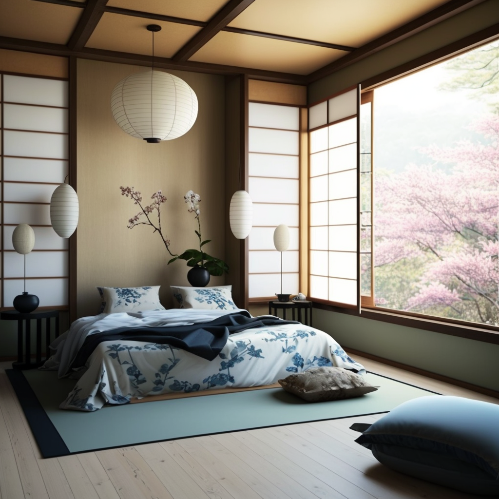 Japanese discount bedroom design