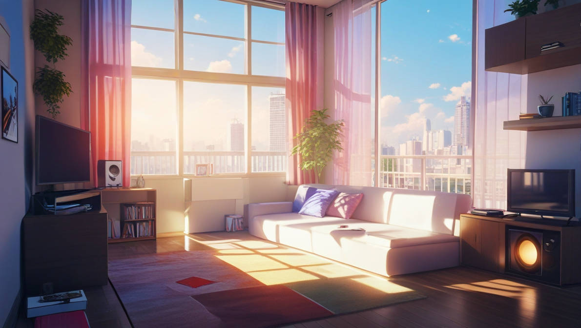 Anime theme girls living room by rezapriy on DeviantArt