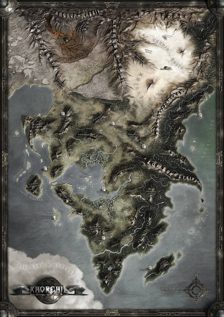 KHORGHIL FANTASY MAP by Khorghil