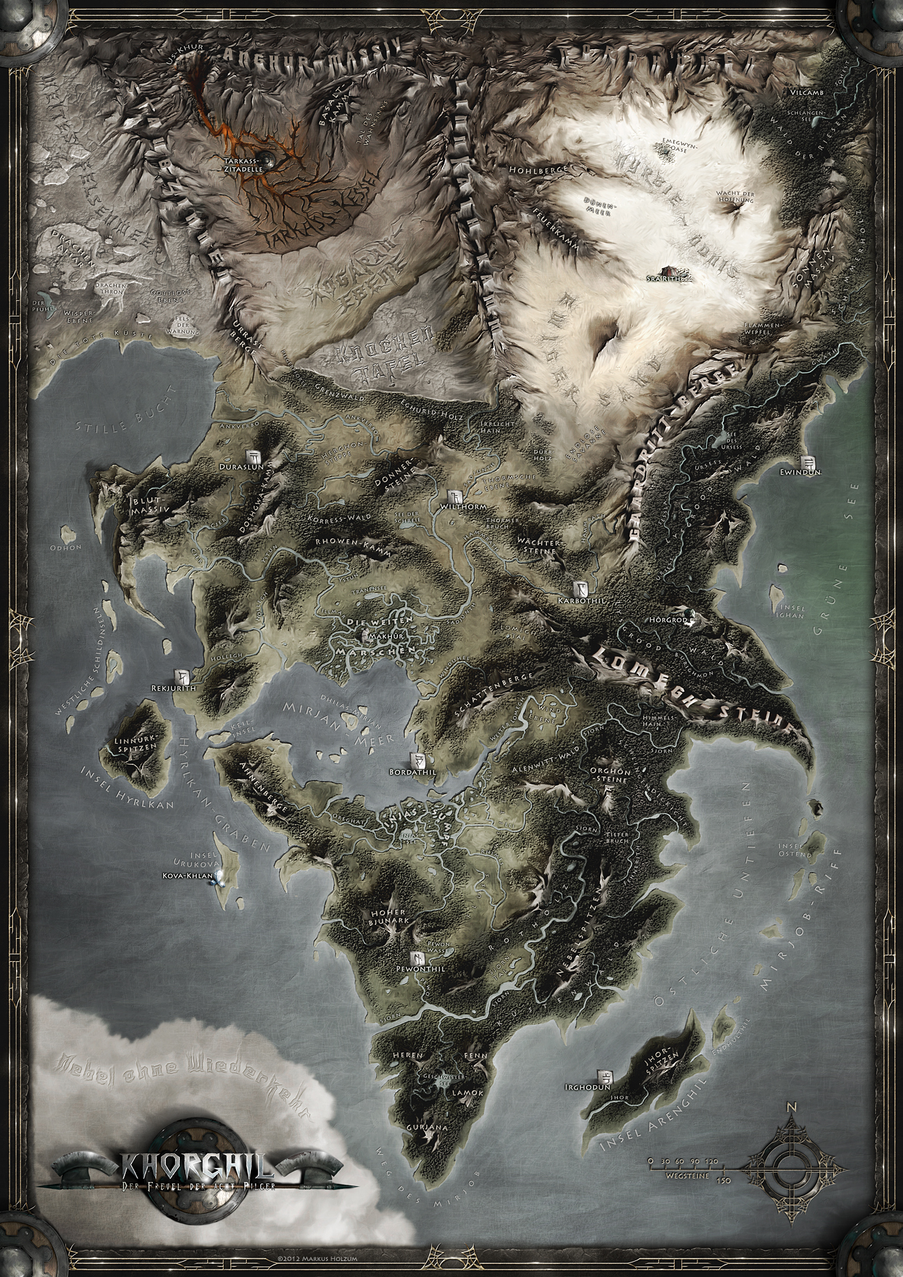 KHORGHIL FANTASY MAP