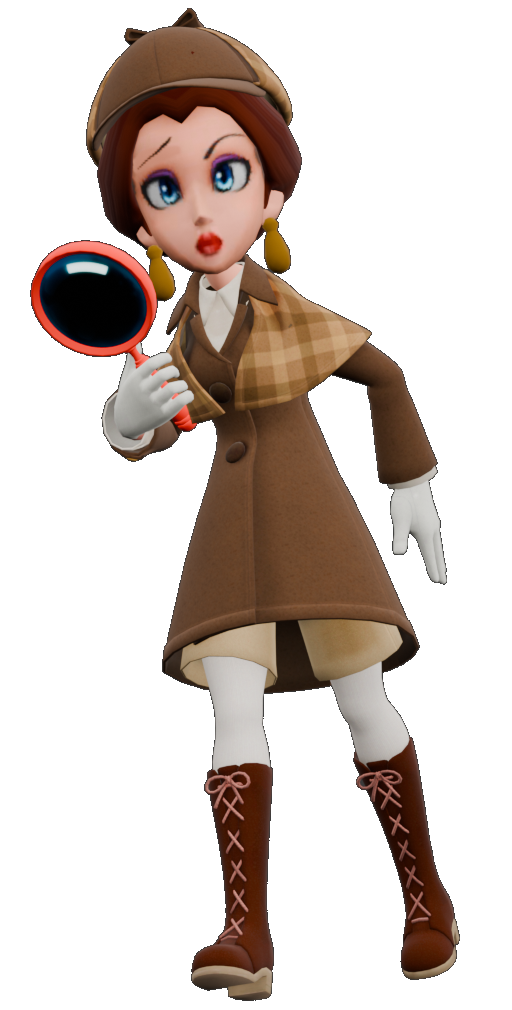 Detective Pauline (Princess Peach Showtime) by pacmanrace on