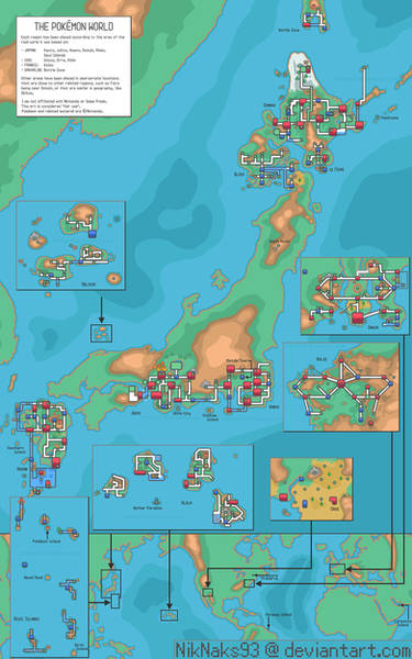 Pokemon SoulSilver HeartGold Map by Brittlebear on DeviantArt