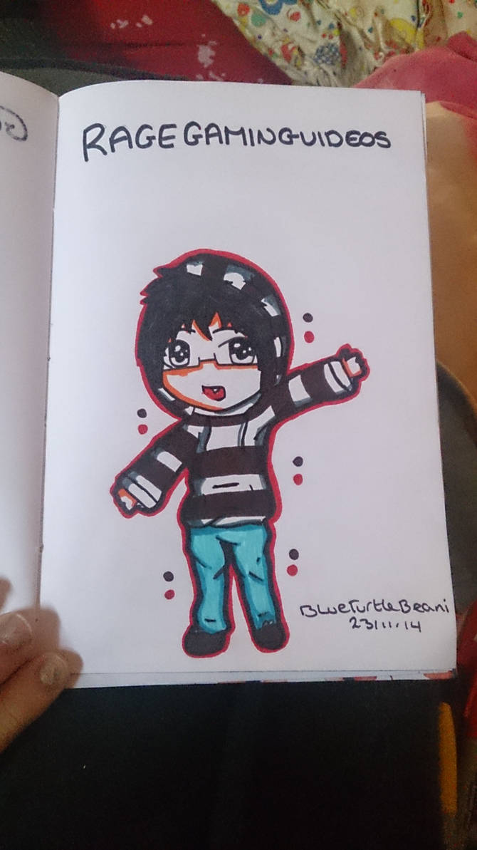 Ragegaming doodle-inked outline and coloured by BlueTurtleBeanie on ...