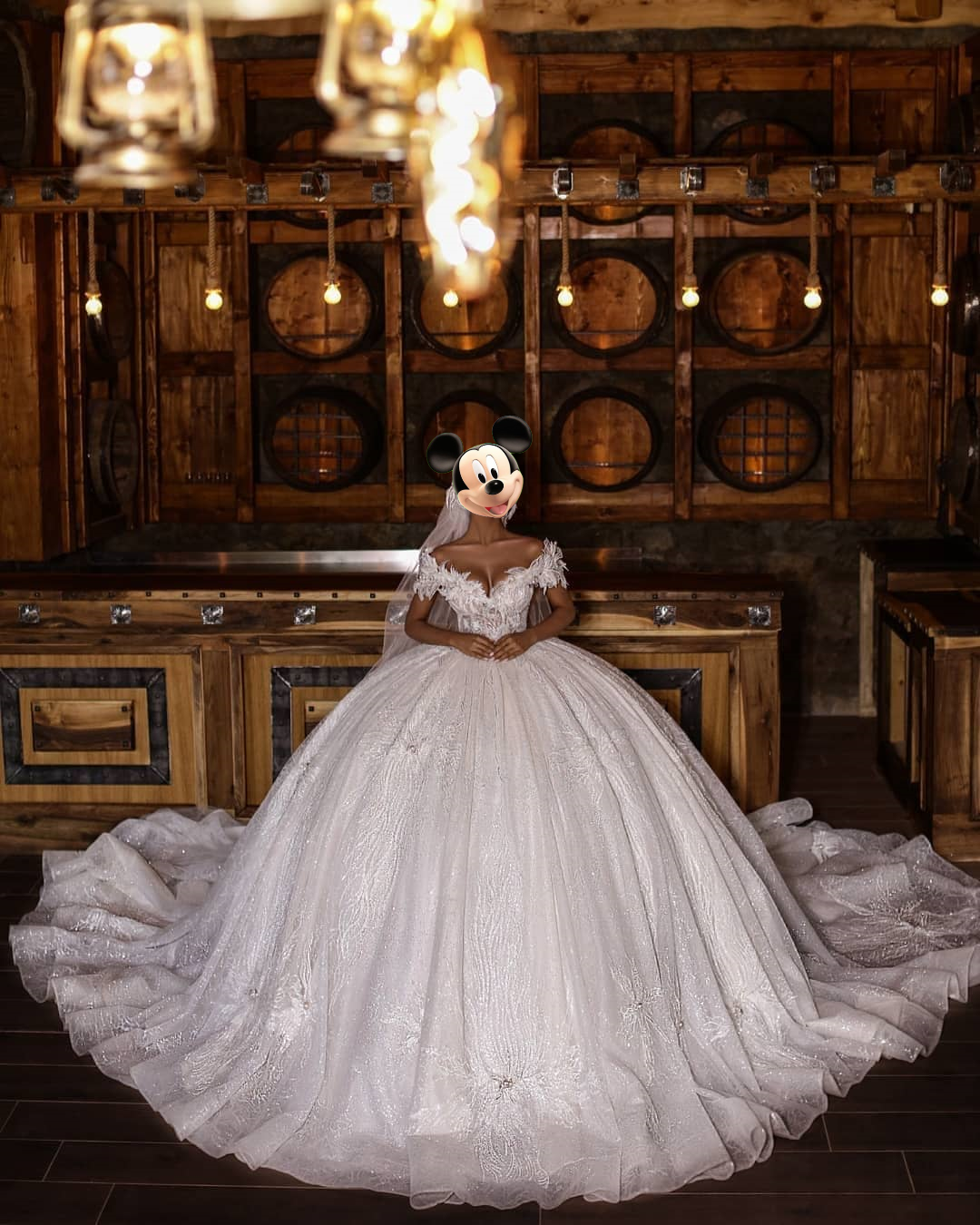 Mickey mouse wedding dress outlet