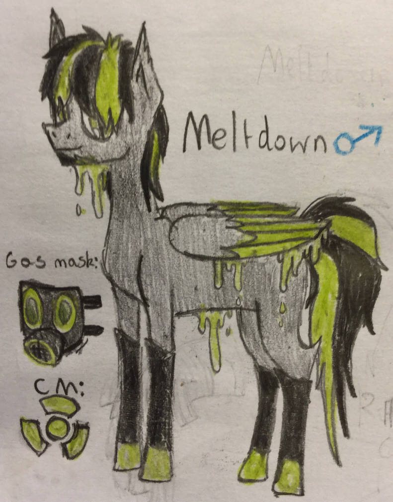 Mlp- Meltdown the Toxic Waste pony! by Zombie-Chickenz on DeviantArt