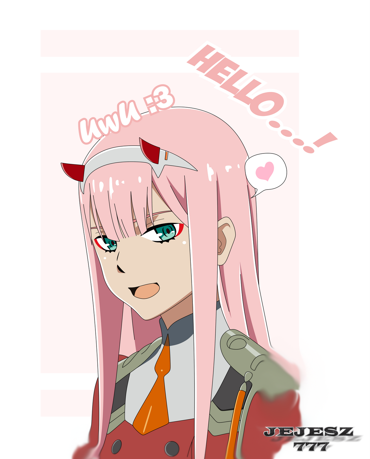Anime Darling in the Franxx] - Zero Two Version 3 by D-G-L-X on DeviantArt