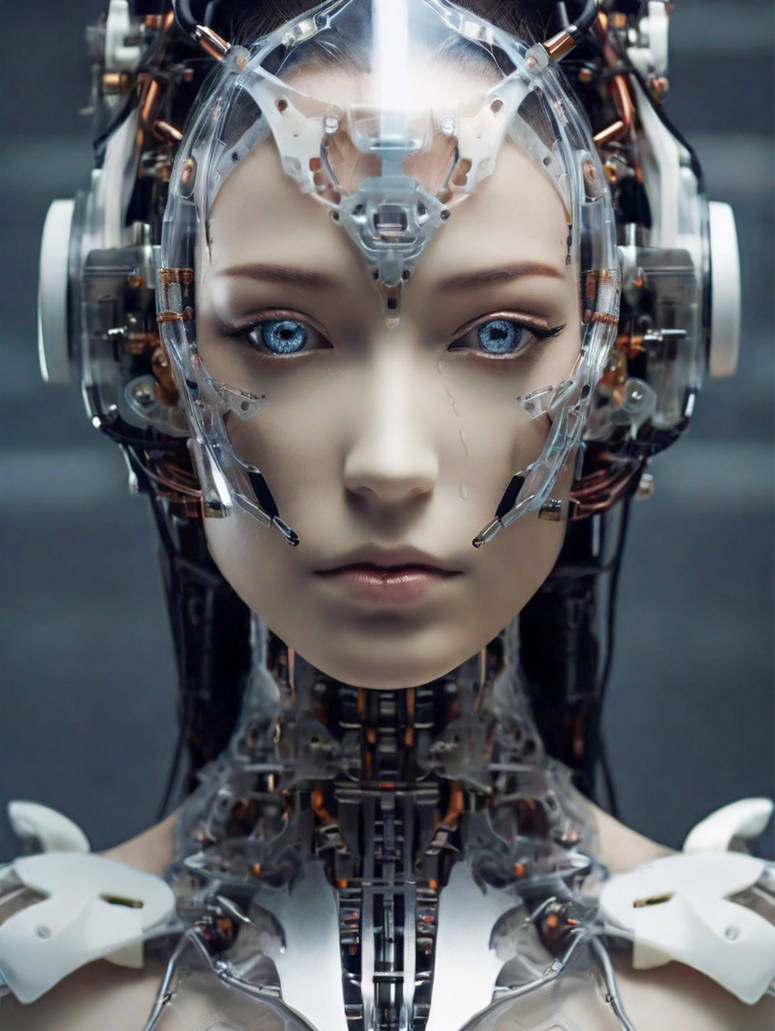Crying Cyborg2 by johnscotter on DeviantArt