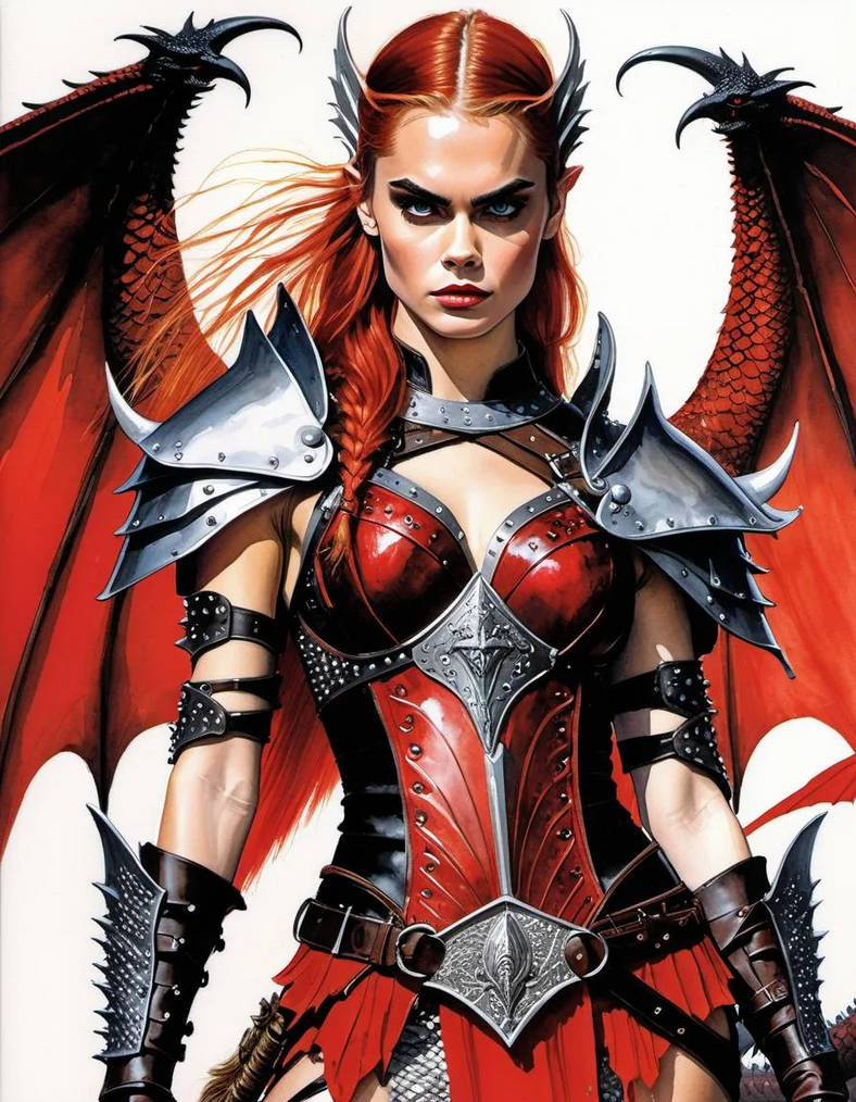 dnd character red dragon disciple by Bru11 on DeviantArt